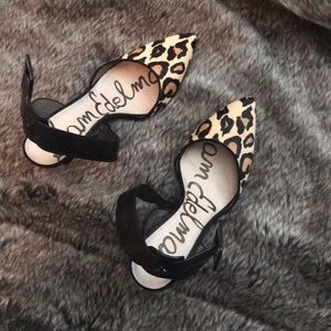 Gorgeous Sam Edelman leopard kitten heels!!